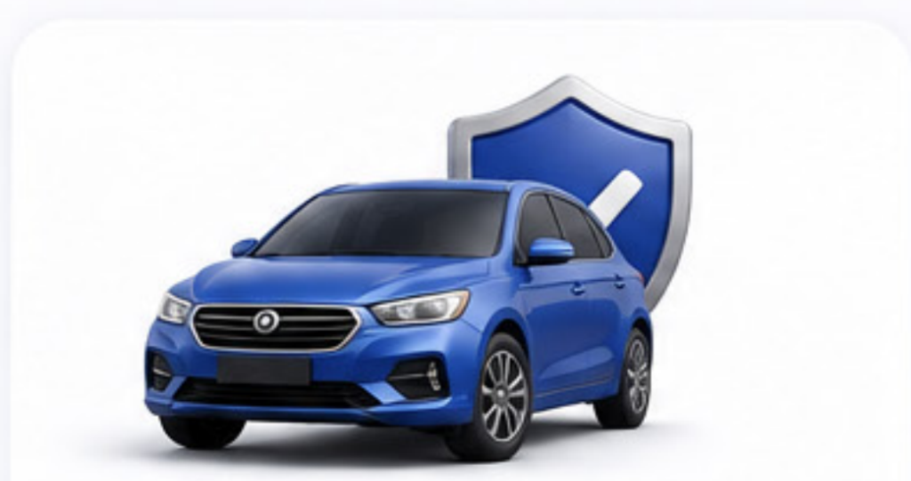 Car Insurance 3D Illustration