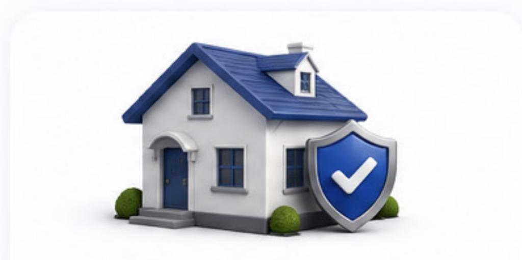 Home Insurance 3D Illustration